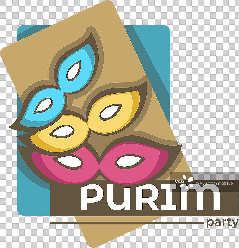 狂欢节面具普林节派对节日banner图片素材