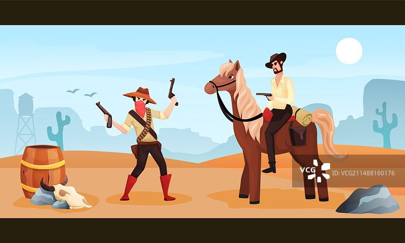 狂野西部图片素材