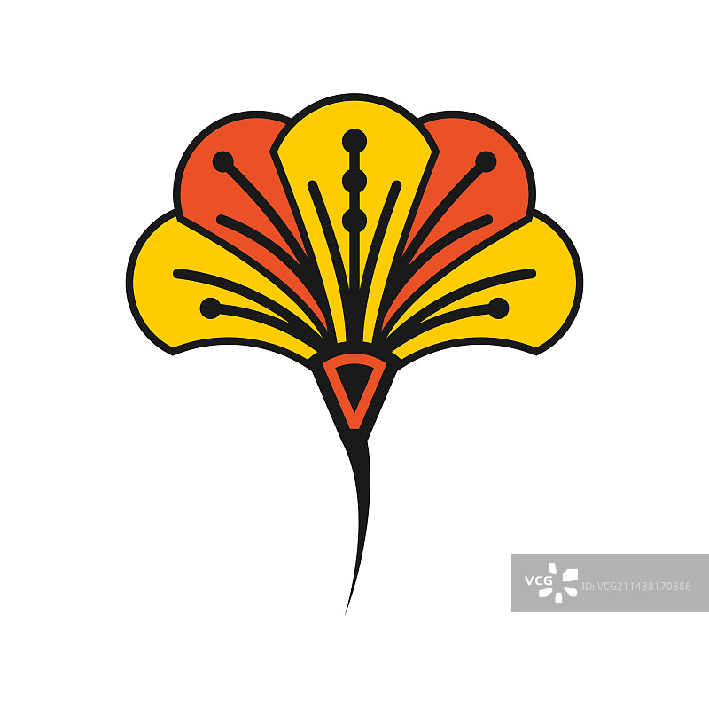 塞内加尔图案框架设计图片素材