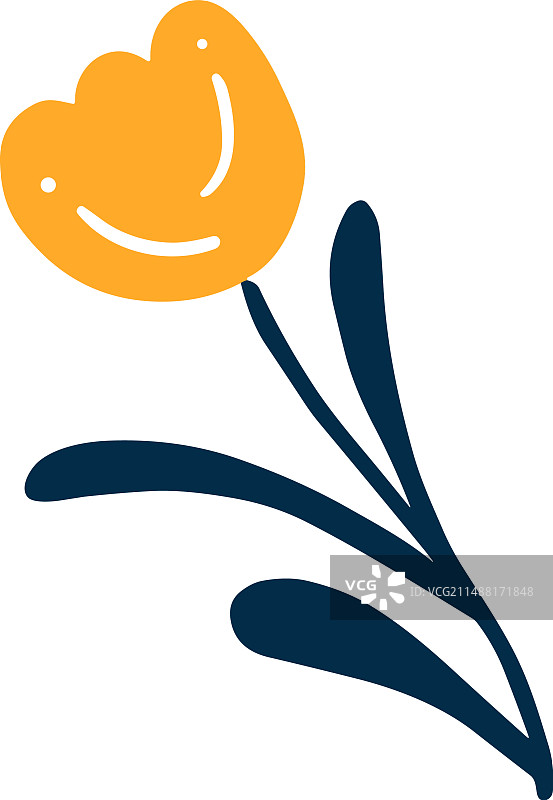 扁平风格郁金香图片素材