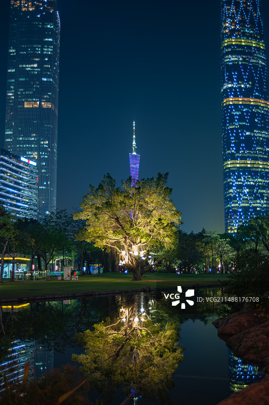 广州的夜图片素材