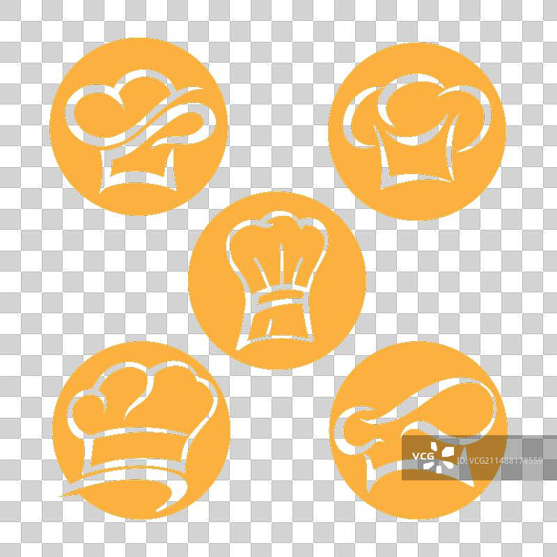 厨师帽Logo设计模板图片素材