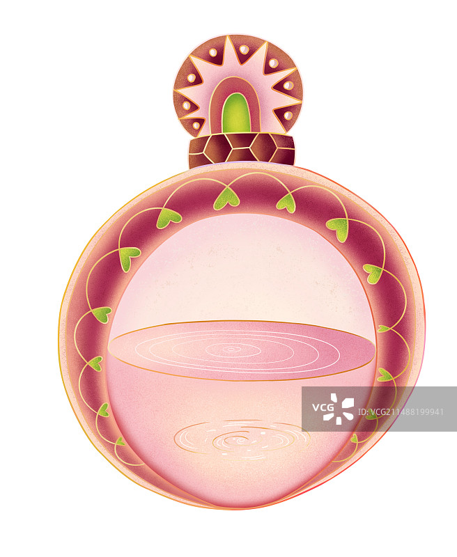 一个精美的香水瓶图片素材