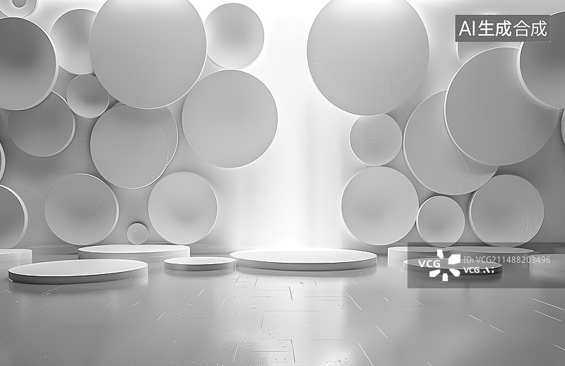 【AI数字艺术】白色背景下的空椅子图片素材