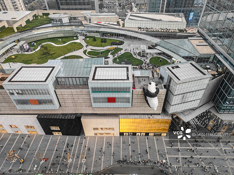 四川成都春熙路IFS成都国际金融中心图片素材