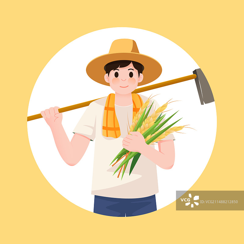 五一劳动节致敬劳动者人物矢量插画图片素材