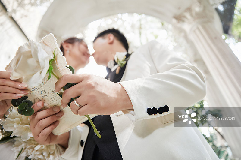 婚礼 戒指 结婚照 新郎新娘图片素材