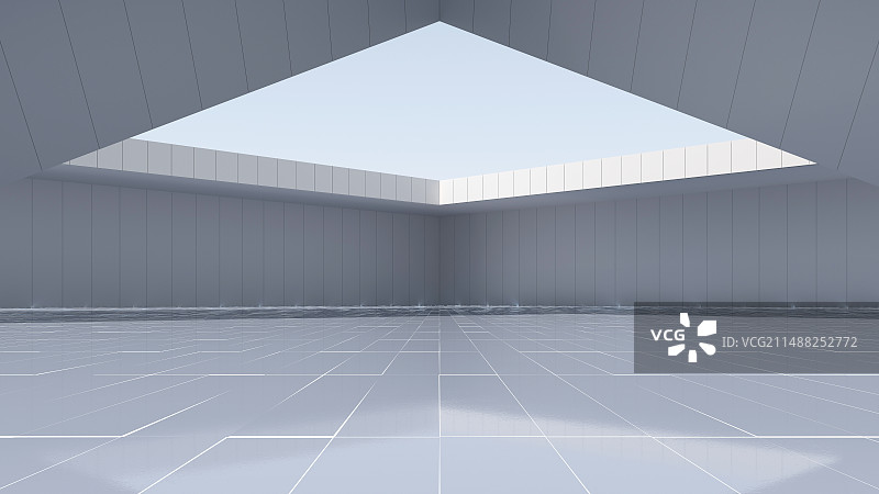 3D现代城市建筑及广场空地背景图图片素材