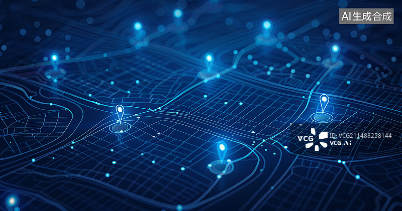 【AI数字艺术】地图图片素材