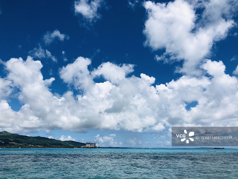 塞班军舰岛图片素材