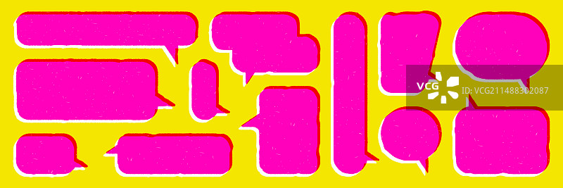 带纹理的Risorgraph风格对话框图片素材