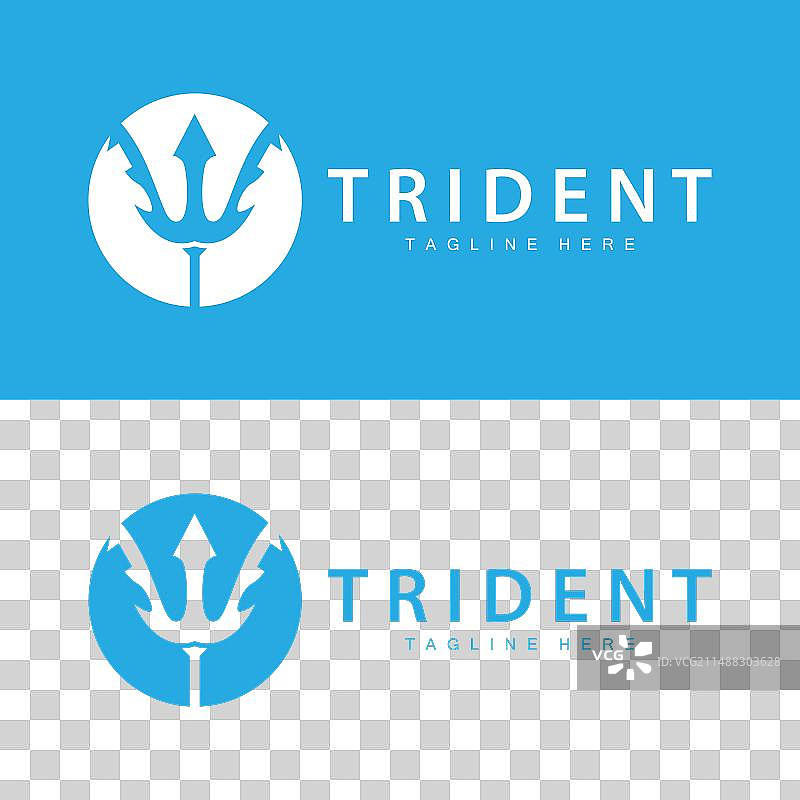 三叉戟标志设计长矛武器海王图片素材