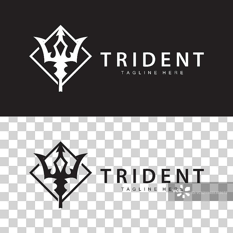 三叉戟标志设计长矛武器海王图片素材