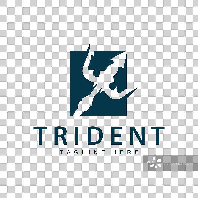 三叉戟标志设计长矛武器海王图片素材