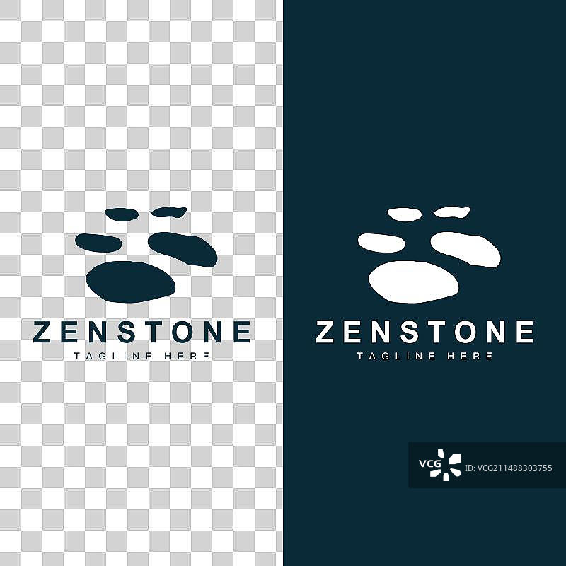 河石设计平衡岩石标志符号图片素材