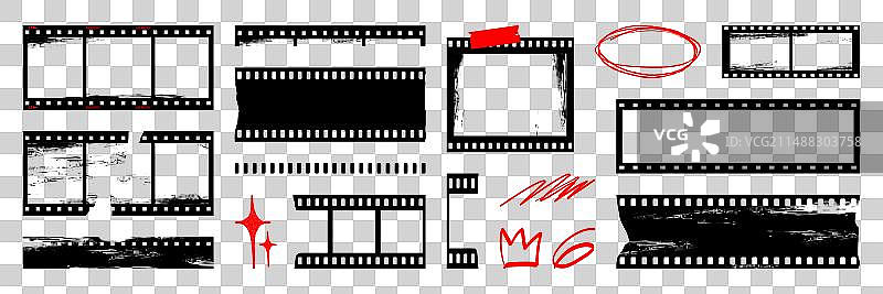 带有半色调纹理的胶片素材图片素材