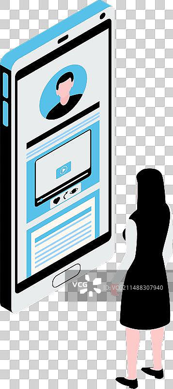 社交媒体图标图片素材