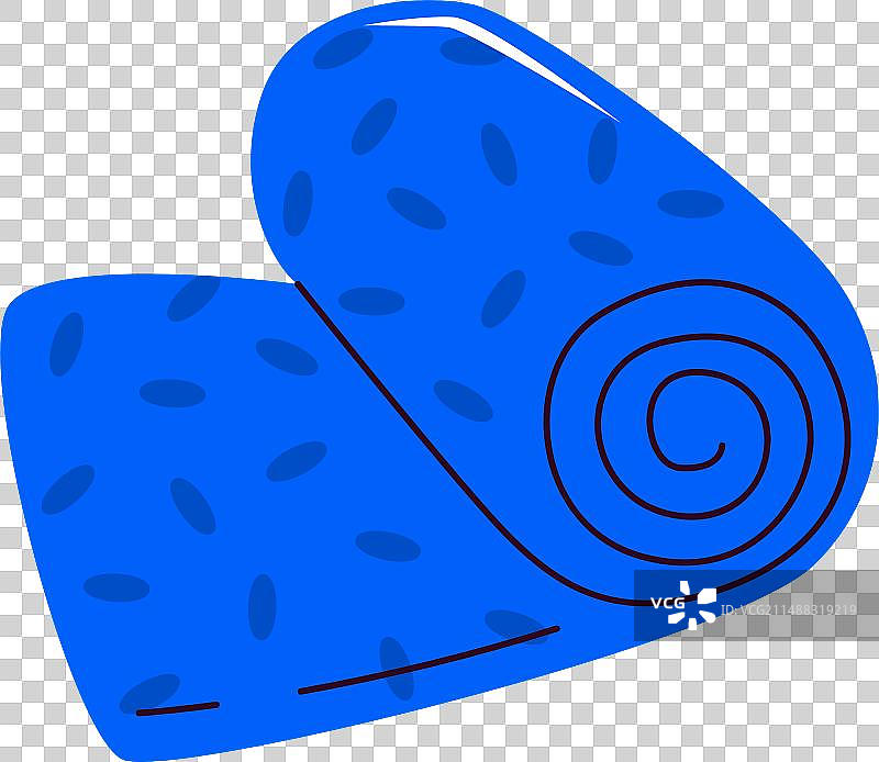 折叠的睡袋图片素材