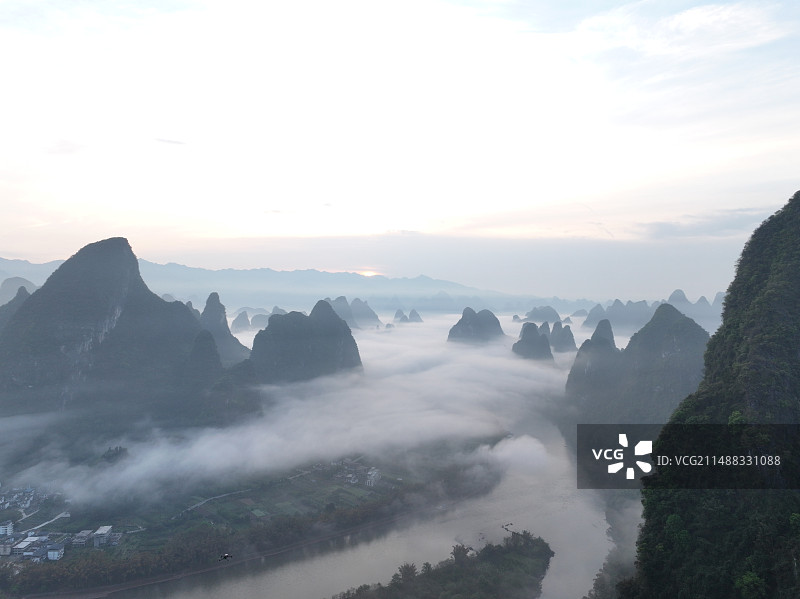 广西桂林相公山风光图片素材