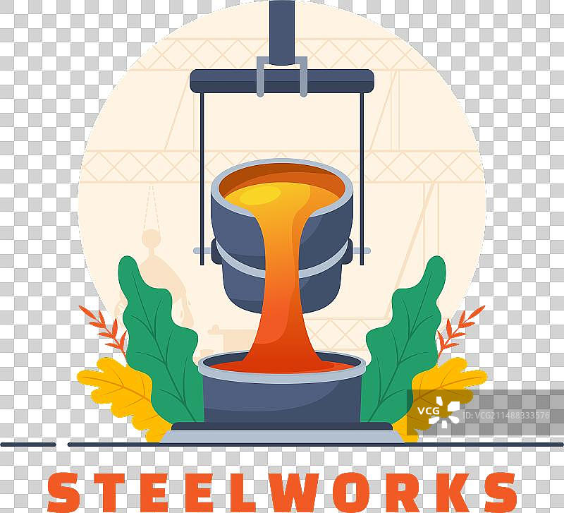 钢铁厂资源开采金属冶炼图片素材
