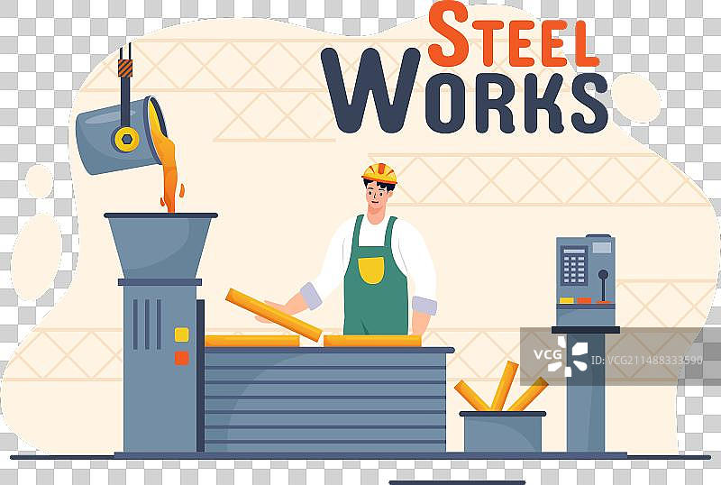 钢铁厂资源开采金属冶炼图片素材