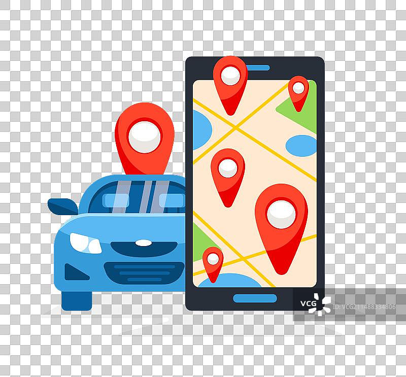 在线汽车租赁共享服务电话图片素材