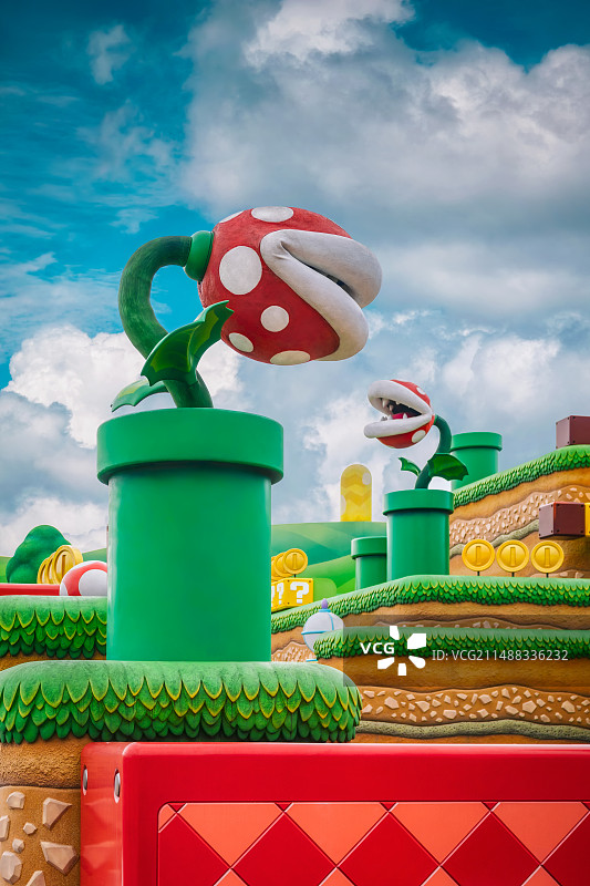 日本大阪环球影城建筑风光图片素材