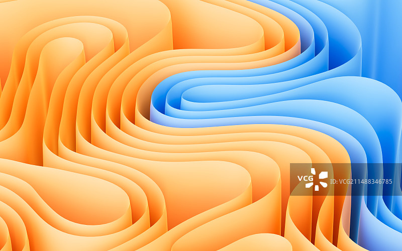 抽象流动壁纸背景3D渲染图片素材