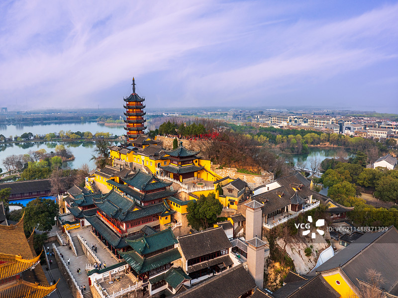 镇江金山寺，江苏镇江图片素材