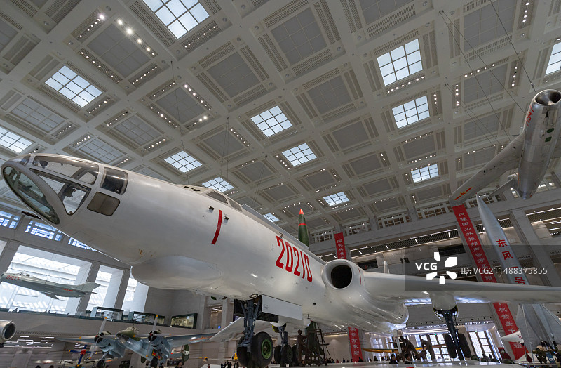 中国人民革命军事博物馆藏轰6轰炸机图片素材