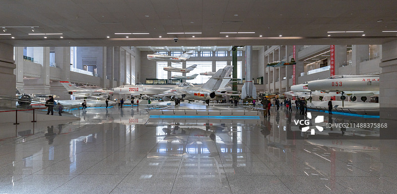 中国人民革命军事博物馆空军装备陈列大厅图片素材