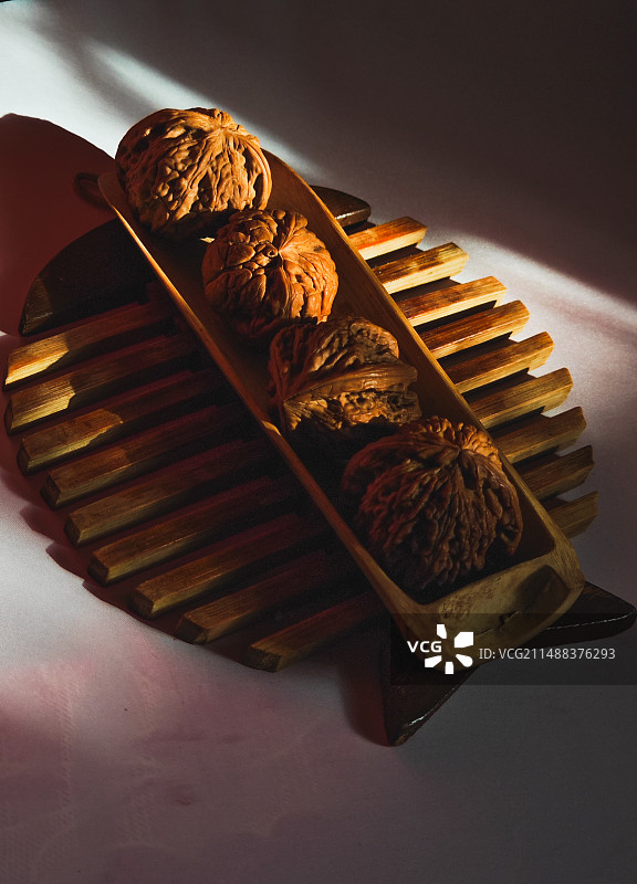 核桃把件(静物)图片素材