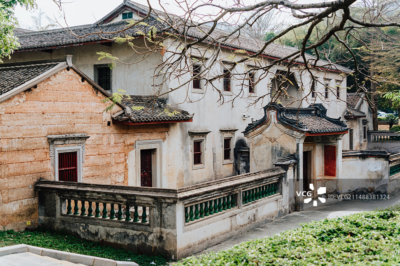 梅州客家公园先勤楼图片素材