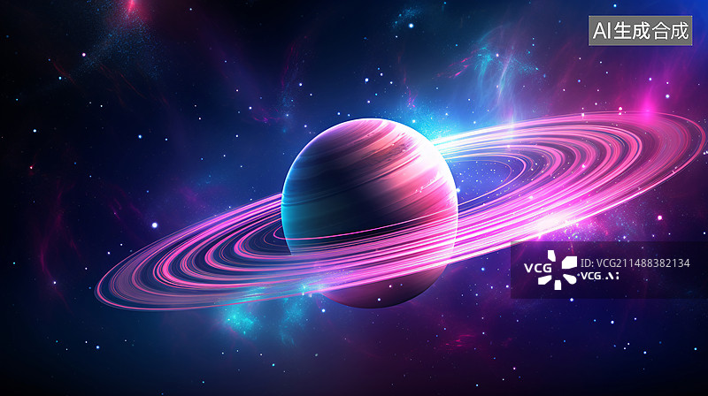 【AI数字艺术】未来感宇宙星河星球星空，星球星空元宇宙 科技未来航天概念图片素材