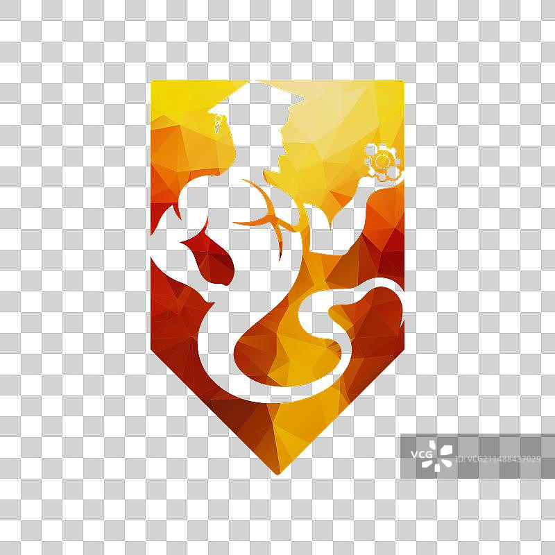 精灵logo设计图片素材