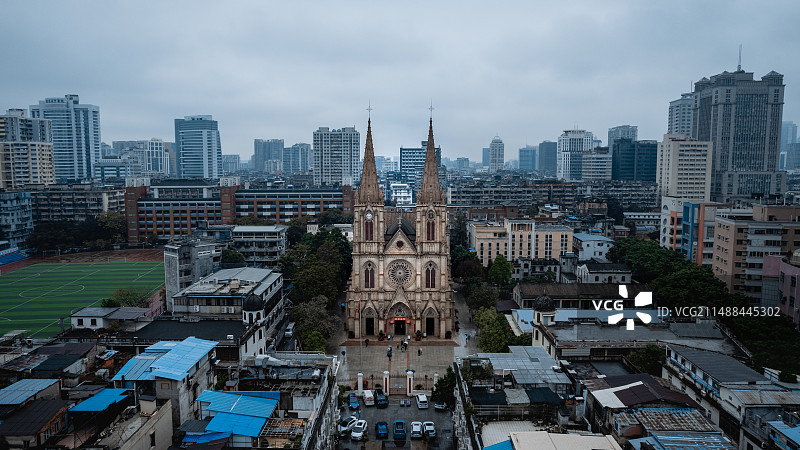 圣心大教堂远景图片素材