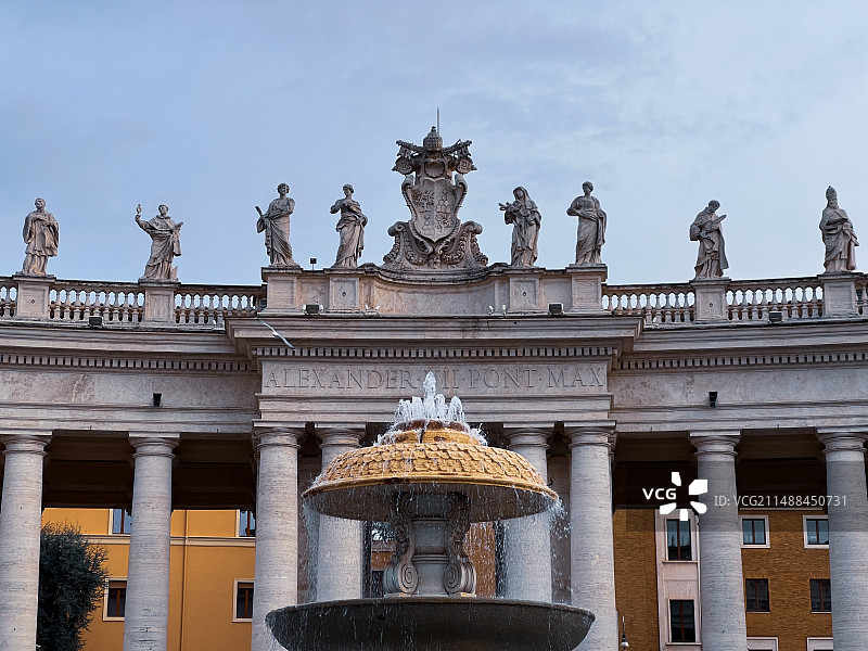 意大利 - 梵蒂冈 - 圣彼得广场图片素材