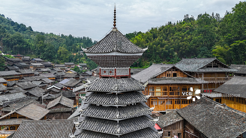 深山明珠：贵州大利侗寨图片素材