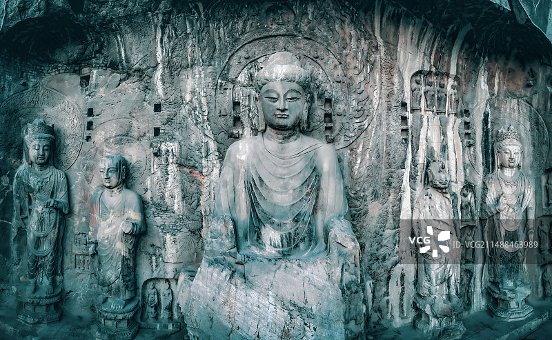 卢舍那的微笑图片素材