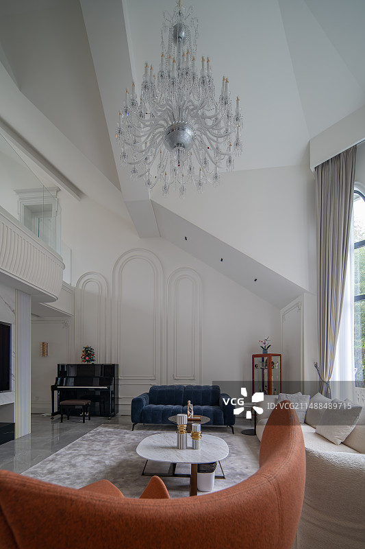 中国别墅豪宅装修设计实景照片图片素材