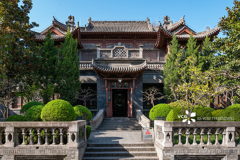 一亿像素超高清西安事变纪念馆杨虎城将军纪念馆止园别墅图片素材