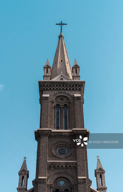 长春南关区天主教堂图片素材