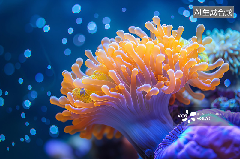【AI数字艺术】海底唯美的珊瑚图片素材