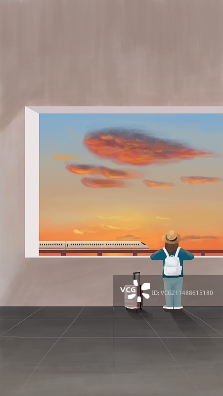 车站的风景图片素材