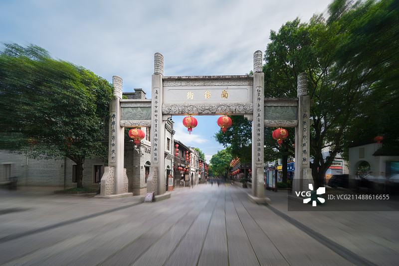 三坊七巷南后街动感画面图片素材