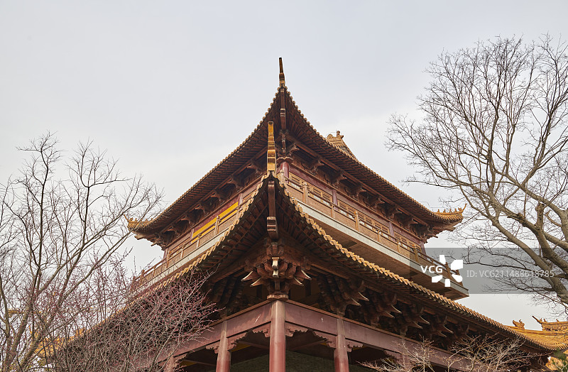 冬季的建筑景观图片素材