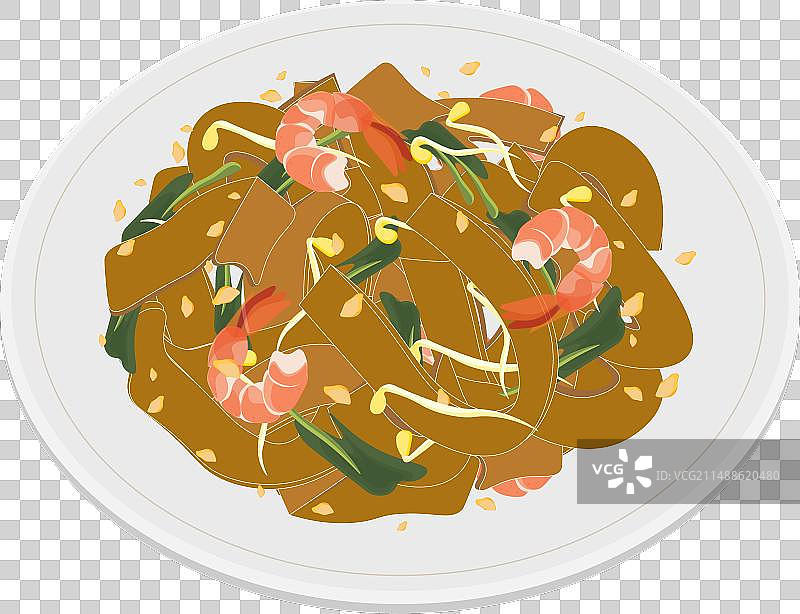 炒粿条图片素材