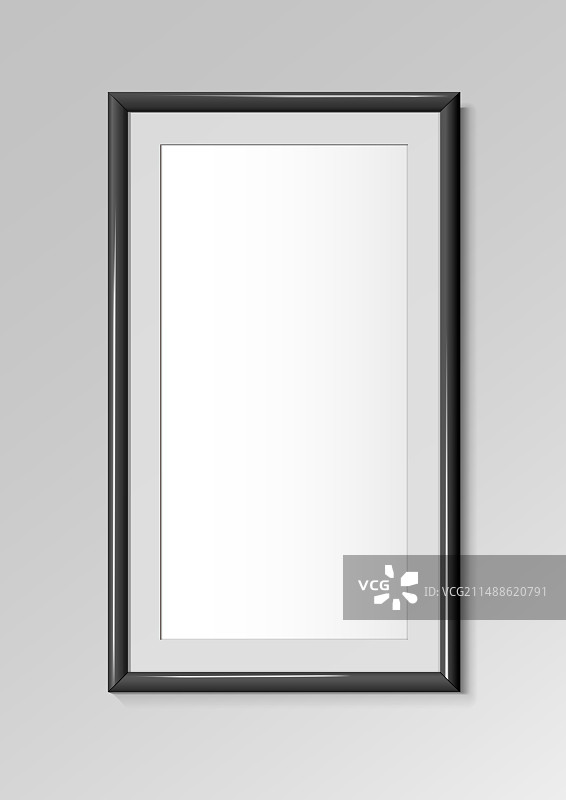 黑色海报竖版框架图片素材