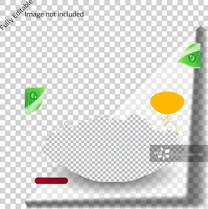 社交媒体和Instagram帖子模板图片素材