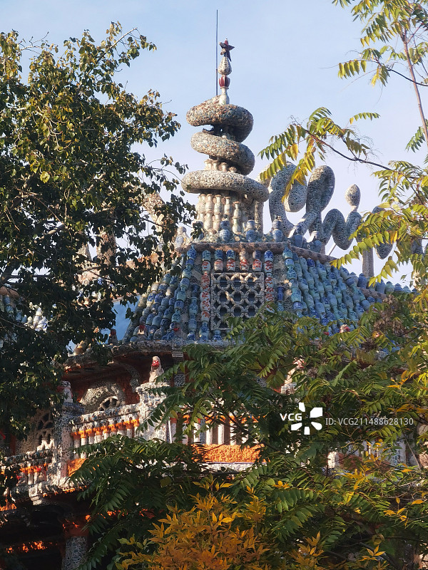 天津瓷房子图片素材